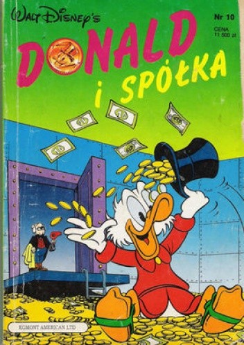 Okładki książek z serii Donald i spółka