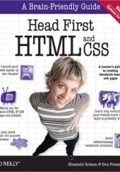 Okładka książki Head First HTML and CSS Eric Freeman, Elisabeth Robson