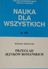 Okładka książki Przegląd języków romańskich Witold Mańczak