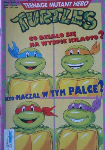 Okładki książek z cyklu Teenage Mutant Hero Turtles