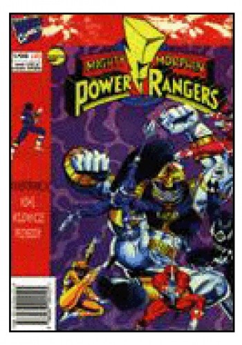 Okładki książek z cyklu Power Rangers