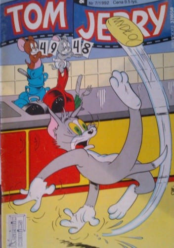 Okładki książek z cyklu Tom & Jerry