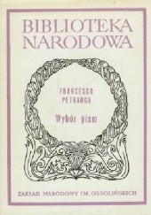 Okładka książki Wybór pism Francesco Petrarca