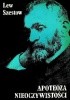 Okładka książki Apoteoza nieoczywistości. Próba myślenia adogmatycznego Lew Szestow