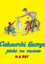 Ciekawski George jeździ na rowerze