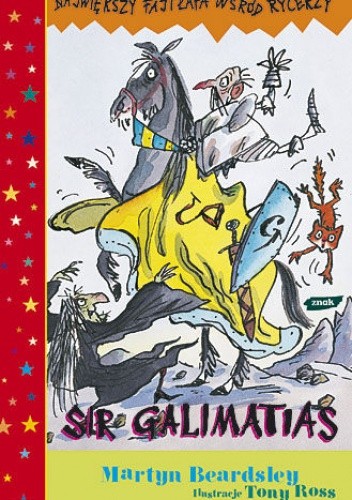 Okładki książek z cyklu Sir Galimatias