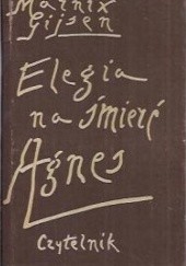 Okładka książki Elegia na śmierć Agnes Marnix Gijsen