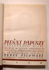 Okładka książki Pieśni Papuszy (Papušakre gila) Papusza