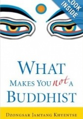 Okładka książki What makes you not a buddhist Dzongsar Kjence Rinpocze