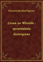 Okładka książki Litwa za Witolda. Opowiadanie historyczne Józef Ignacy Kraszewski