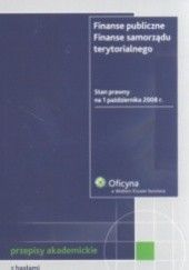 Okładka książki Finanse publiczne Finanse samorządu terytorialnego Małgorzata Buczna