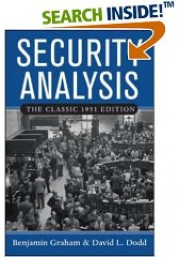 Okładka książki Security Analysis Benjamin Graham