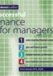Okładka książki Successful Finance for Managers Ken Lawson