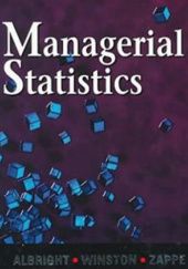 Okładka książki Managerial Statistics Christian Albright
