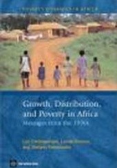 Okładka książki Growth Distribution && Poverty in Africa Messages From S. Paternostro