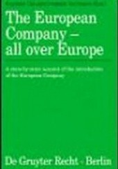 Okładka książki European Company All Over Europe Krzysztof Oplustil, Christoph Teichmann