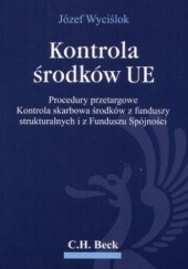 Okładka książki Kontrola środków UE Józef Wyciślok