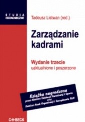 Okładka książki Zarządzanie kadrami Tadeusz Listwan
