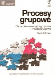 Okładka książki Procesy Grupowe. Dynamika Wewnątrzgrupowa i Międzygrupowa Rupert Brown