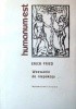 Okładka książki Wezwanie do niepokoju Erich Fried