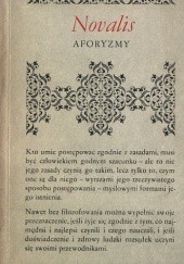 Okładka książki Aforyzmy Novalis
