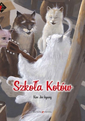 Okładki książek z cyklu Szkoła Kotów