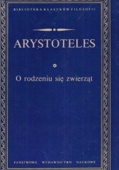 Okładka książki O rodzeniu się zwierząt Arystoteles