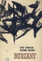 Okładka książki Burzany Ryszard Jegorow, Józef Sobiesiak