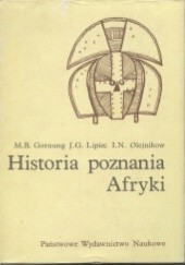Okładka książki Historia poznania Afryki M.B. Gornung