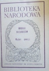 Okładka książki Wybór poezji Mikołaj Niekrasow