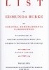 Okładka książki List do członka Zgromadzenia Narodowego w odpowiedzi na niektóre obiekcje wobec jego książki o wypadkach we Francji Edmund Burke