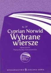 Okładka książki Cyprian Norwid. Wybrane wiersze. Marta Kordys-Tomaszewska