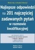 Okładka książki Najlepsze odpowiedzi na 201 najczęściej zadawanych pytań w rozmowie kwalifikacyjnej Matthew J. DeLuca