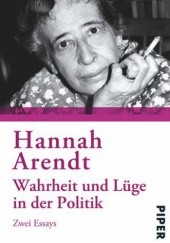Okładka książki Wahrheit und Lüge in der Politik Hannah Arendt