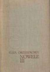 Okładka książki Nowele tom3 Eliza Orzeszkowa