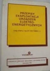 Okładka książki Przepisy eksploatacji urządzeń elektroenergetycznych Seweryn Wojdat