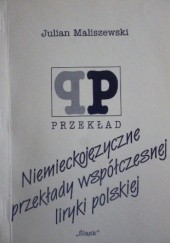 Okładka książki Niemieckojęzyczne przekłady współczesnej liryki polskiej