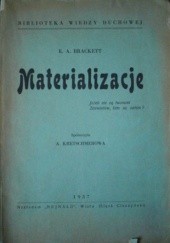 Okładka książki Materializacje E. A. Brackett