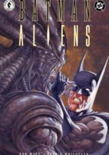 Okładki książek z cyklu Batman/Aliens