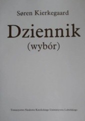 Okładka książki Dziennik (wybór) Søren Aabye Kierkegaard