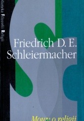 Okładka książki Mowy o religii Friedrich Schleiermacher