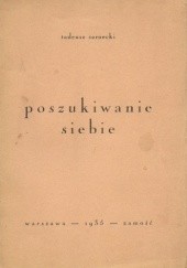 Okładka książki Poszukiwanie siebie Tadeusz Jerzy Sarnecki