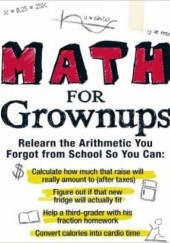 Okładka książki Math for Grownups Laura Laing
