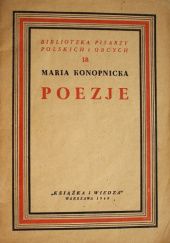 Okładka książki Poezje Maria Konopnicka