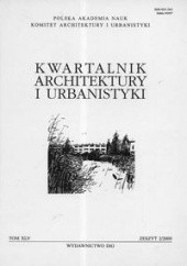 Okładka książki Kwartalnik Architektury i Urbanistyki. Tom 45. zeszyt 2/2000 Kwartalnik Architektury i Urbanistyki