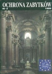 Okładka książki Ochrona zabytków 1999 nr 3 Redakcja pisma Ochrona Zabytków