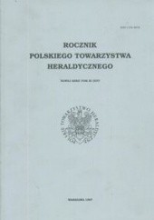 Okładka książki Rocznik Polskiego Towarzystwa Heraldycznego. Tom III (XIV) Stefan Krzysztof Kuczyński, praca zbiorowa