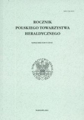 Okładka książki Rocznik Polskiego Towarzystwa Heraldycznego. Tom VI (XVII) Stefan Krzysztof Kuczyński