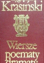 Okładka książki Wiersze, poematy, dramaty Zygmunt Krasiński