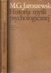 Okładka książki Historia myśli psychologicznej M. G. Jaroszewski